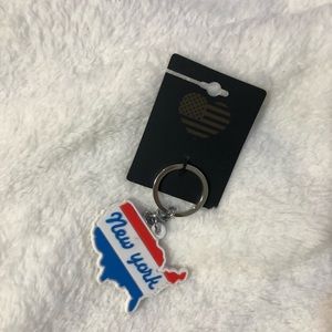 brandy melville new york keychain